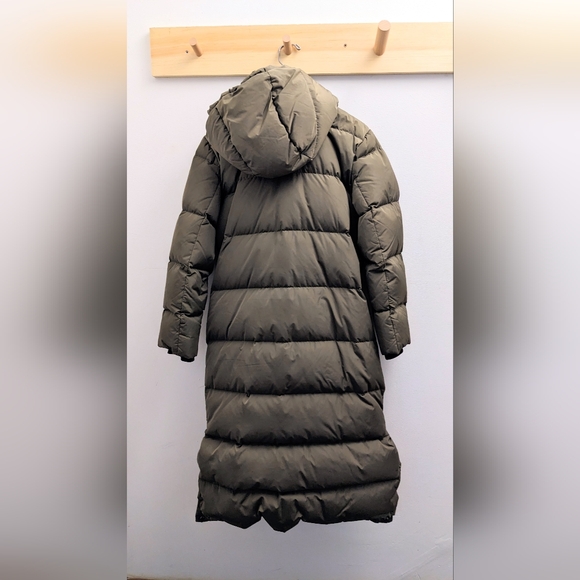 Simon's Olive Green Maxi Down Puffer Parka - Picture 7 of 8